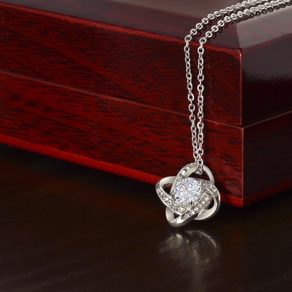 Best Thing I've Ever Found Love Knot Necklace