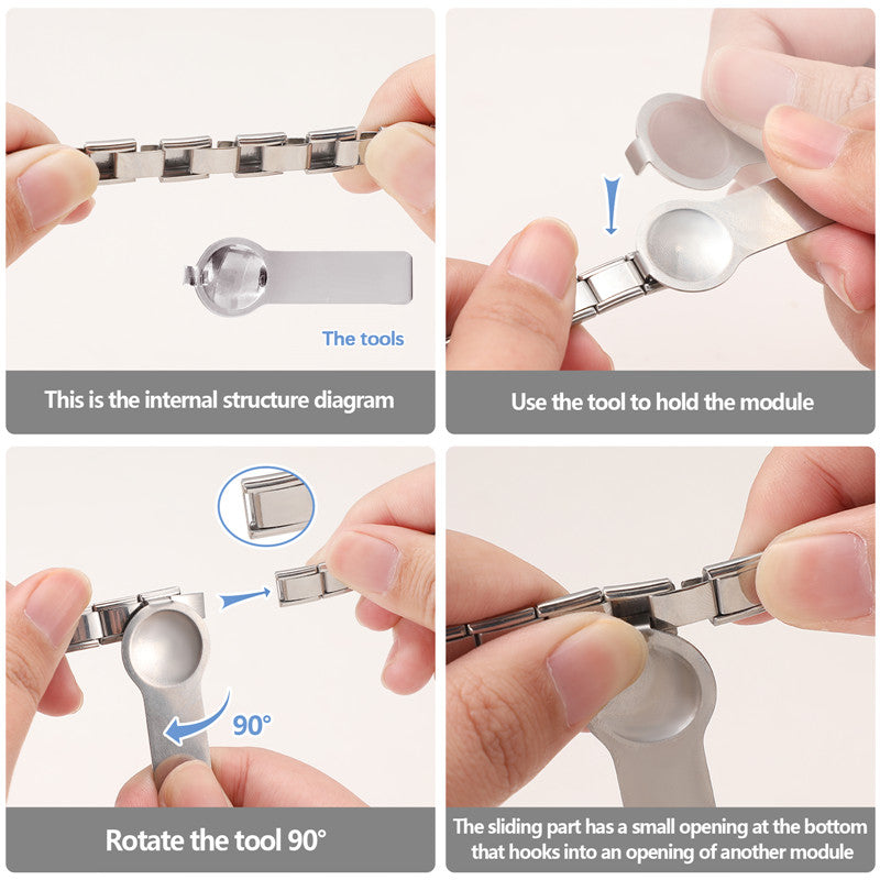 Colorful Word Charms — “Have Fun”, “Power”, “Lucky”, “Be Mine”  9MM Italian Links for Unisex DIY Bracelets