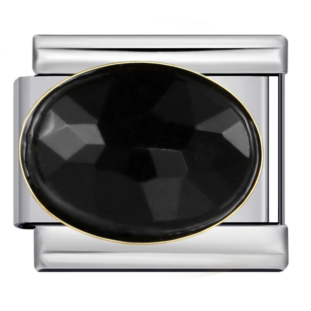 Black Series Simplicity Charms — 9MM Italian Links with Butterfly, Star, Heart & More  Trendy DIY Stainless Steel Jewelry