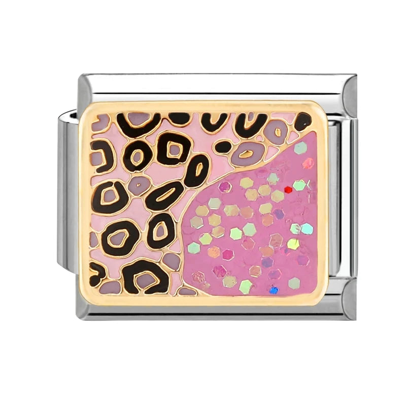 LOVE & Nature Charm Set — 9MM Italian Links with Heart, Daisy, Dog & Planet Motifs  Trendy DIY Bracelet for Women