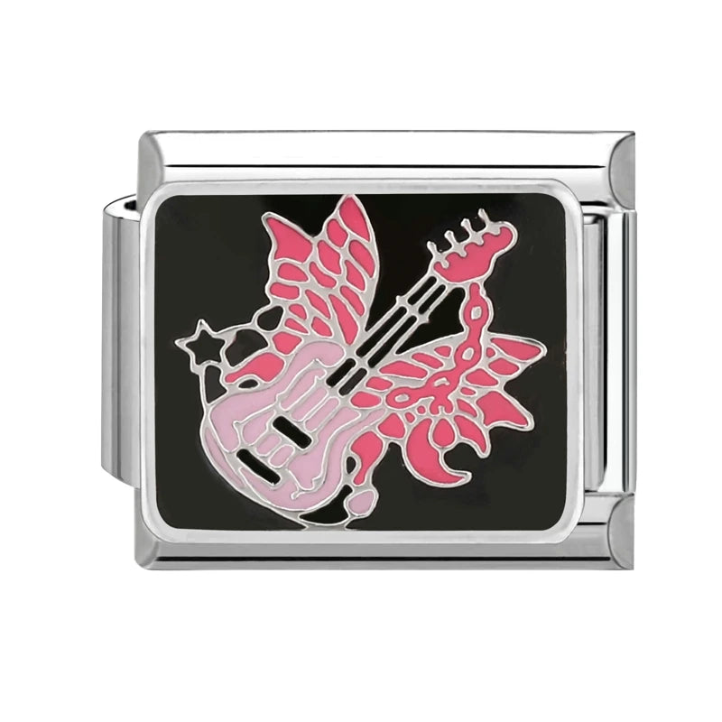 LOVE & Nature Charm Set — 9MM Italian Links with Heart, Daisy, Dog & Planet Motifs  Trendy DIY Bracelet for Women