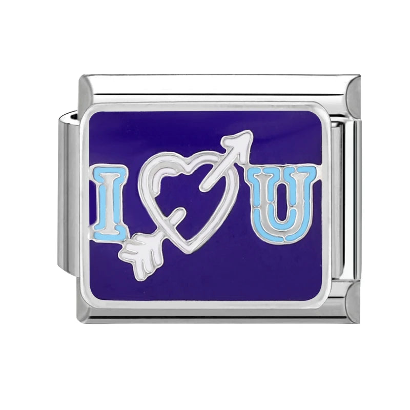 LOVE & Nature Charm Set — 9MM Italian Links with Heart, Daisy, Dog & Planet Motifs  Trendy DIY Bracelet for Women