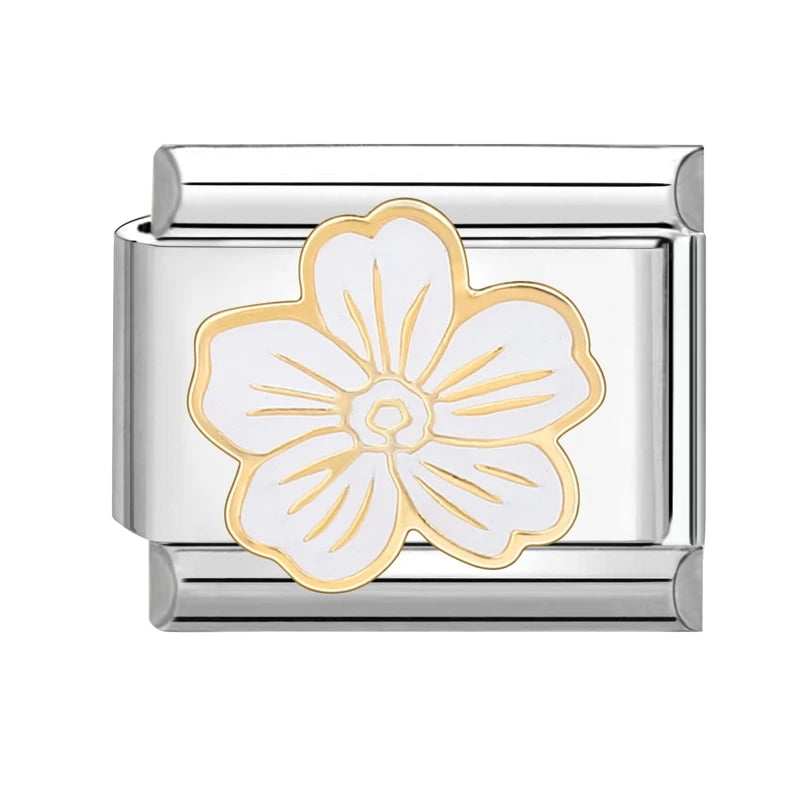 LOVE & Nature Charm Set — 9MM Italian Links with Heart, Daisy, Dog & Planet Motifs  Trendy DIY Bracelet for Women