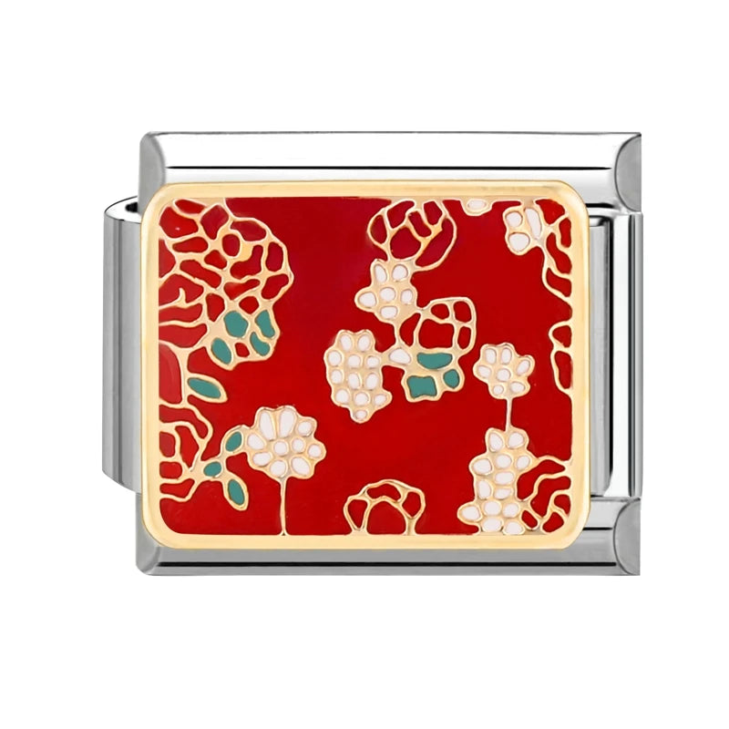 LOVE & Nature Charm Set — 9MM Italian Links with Heart, Daisy, Dog & Planet Motifs  Trendy DIY Bracelet for Women