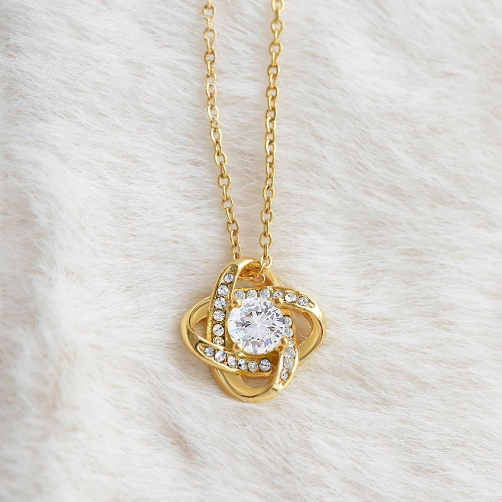 Best Thing I've Ever Found Love Knot Necklace